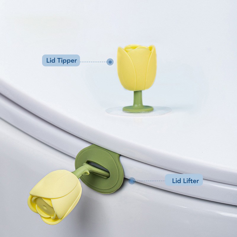 ¸Toilet Lid Lifter Set Does Not Dirty Hands Green