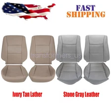 For 1998-2007 Toyota Land Cruiser Driver & Passenger Side Leather Seat Cover