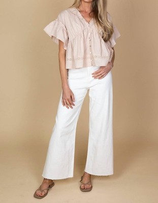 Miou Muse Laney Wide Leg Denim Jeans Size XL