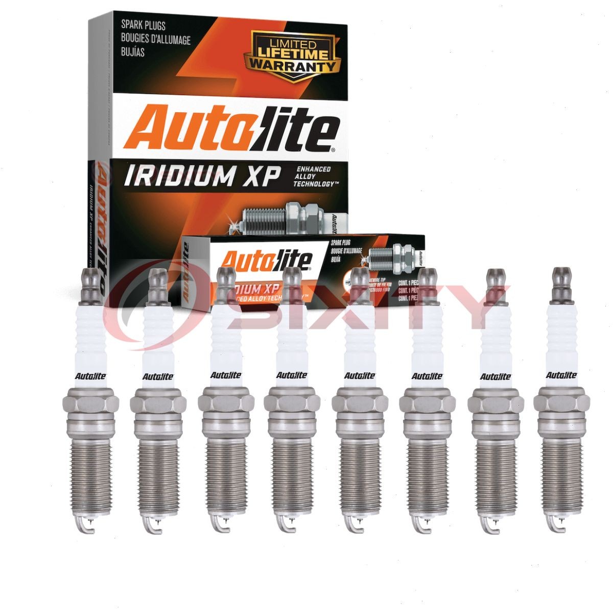8 pc Autolite Iridium XP XP5863 Spark Plugs for W7DSR CYFS12F-3 9016 4719 oc