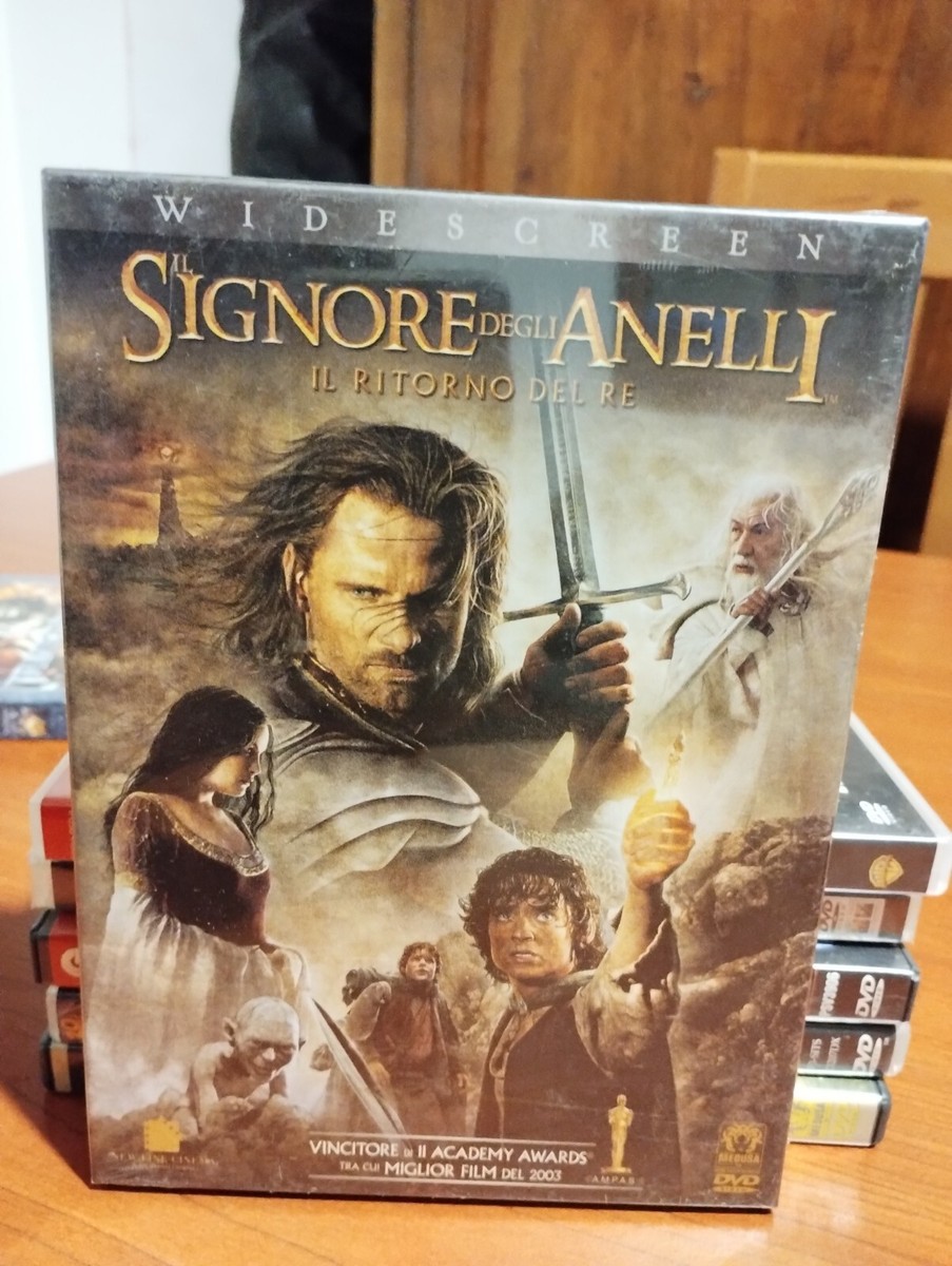 DVD IL SIGNORE DEGLI ANELLI Il ritorno Del Re Sigillato Vincitore 11 Oscar  2003