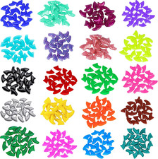 VICTHY 100Pcs 10 Colors Cat Nail Caps, Cat Claw Caps Cat Nail Covers