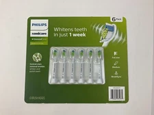 Philips Sonicare W Diamond Clean Brush Heads Medium  6 pack HX6066