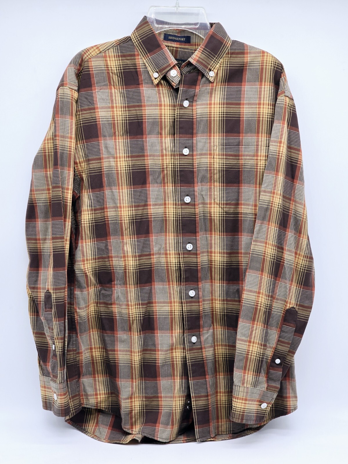 Pendleton Button Down Bridgeport Plaid Shirt Men'… - image 1