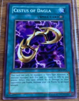 Cestus Of Dagla - DCR-090 - Unlimited - YuGiOh- Lightly Played Common Spell Card | eBay Cestus Of Dagla - DCR-090 - Unlimited - YuGiOh- Lightly Played Common Spell Card | eBay