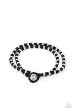 paparazzi black silver bracelet