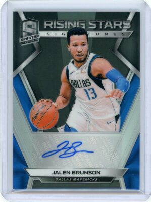 2018-19 Panini Spectra Rising Stars Rookie Auto #RS-JBR Jalen 