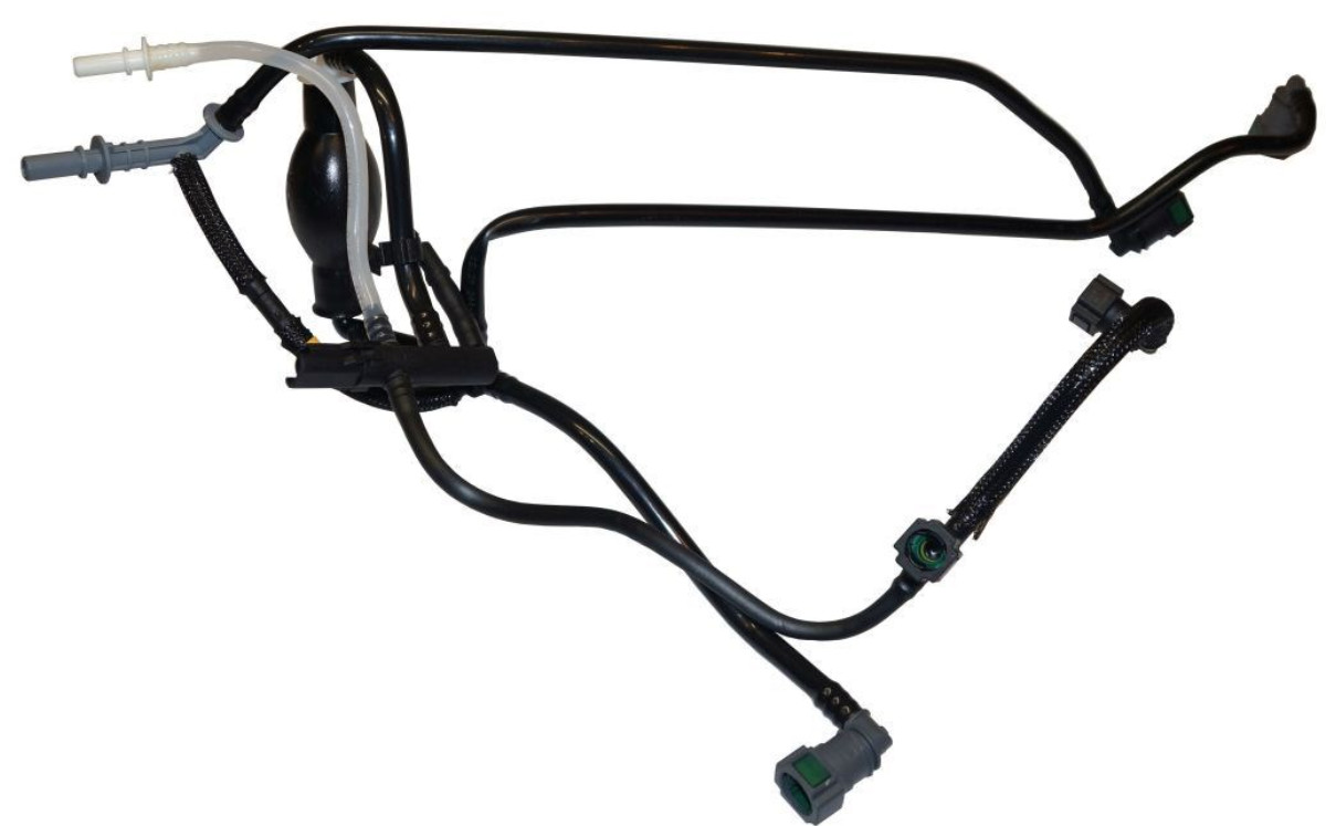 Conduite de carburant 1574.T2 robuste en polymère renforcé pour PSA 1.4 HDi
