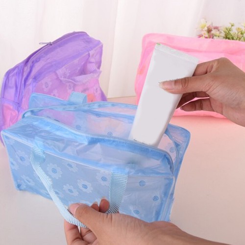 Travel Storage PVC Makeup Bag Bath Toiletry Bag Organizer Case Cosmetic Pouch - Picture 7 of 24