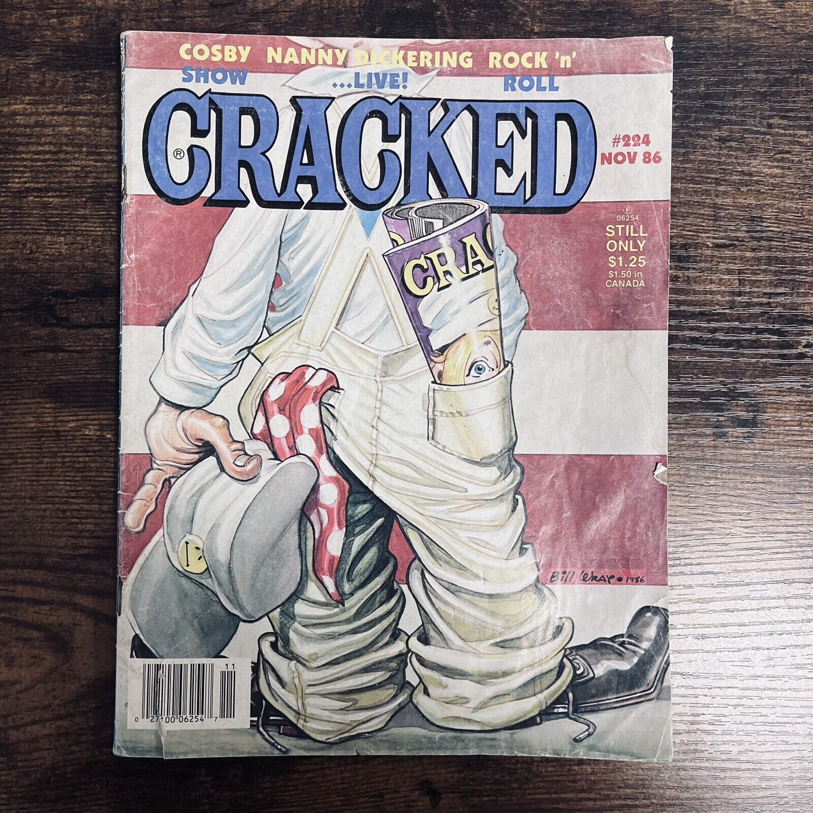 Cracked Magazine #224 Nov 86 Issue