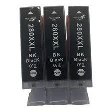 3 PGI-280 XXL Black Ink Cartridge for Canon Pixma TR7520 TR8520 TS6220 TS9120