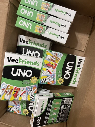 🔥 SHIPS TODAY🔥 Mattel Creation Veefriends UNO Card Game By Gary Vee ✅ SEALED ✅