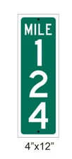Custom Mile Marker Route Interstate Highway Sign - You specify number!