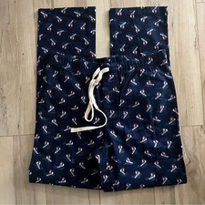 Vineyard Vines surfing Santa navy blue Sleep lounge pants Size S
