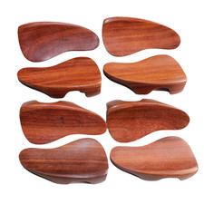 10pcs NEW Natural rosewood VIOLIN CHINREST Ear shape 4/4 chin rest Violin Parts