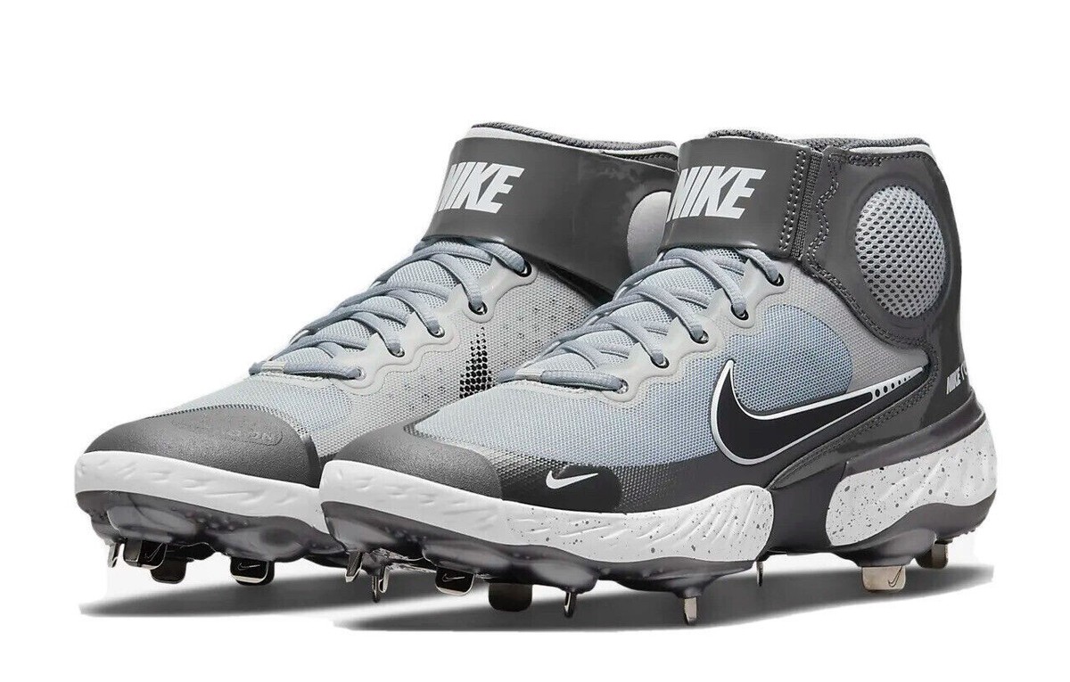Nike Alpha Huarache Elite 3 Mid Grey CK0745-010 Men's Size 7.5 | eBay