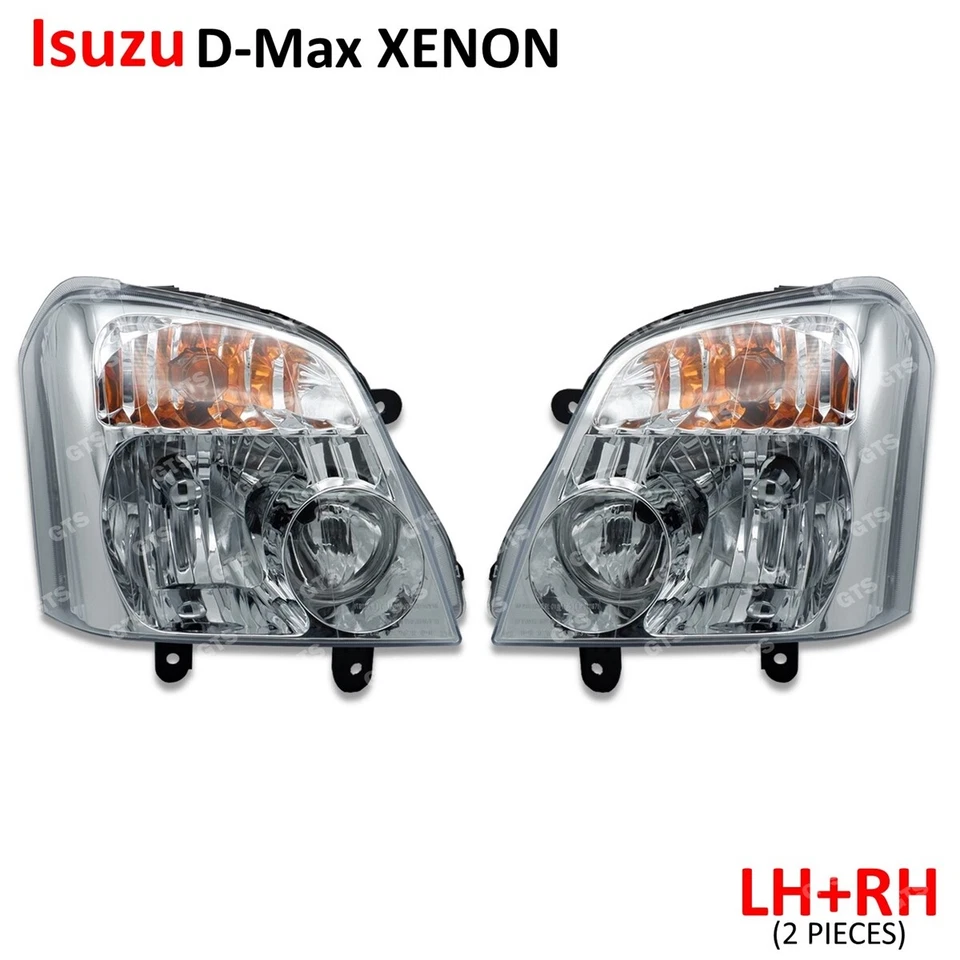 Par de luces delanteras de xenón para Isuzu D-Max Dmax Hi-Lander 2003 2006 Foto 4 de 4