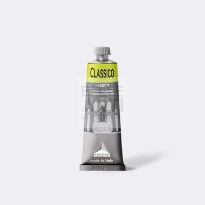 COLORE AD OLIO SERIE CLASSICO DA 60 ml. 287 CINABRO VERDE GIALLASTRO