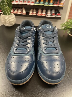 Size 46EU/13 - Christian Dior Oblique Galaxy B27 Navy Low Top
