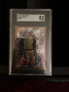 Kobe Bryant 1996 Topps Finest #74 Bronze - Base (No Coating Kobe Bryant 1996 Topps Finest #74 Bronze - Base (No Coating