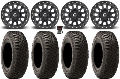 Fuel Vector Beadlock 15'' Wheels 30'' BFG KM3 Tires Can-Am Maverick X3