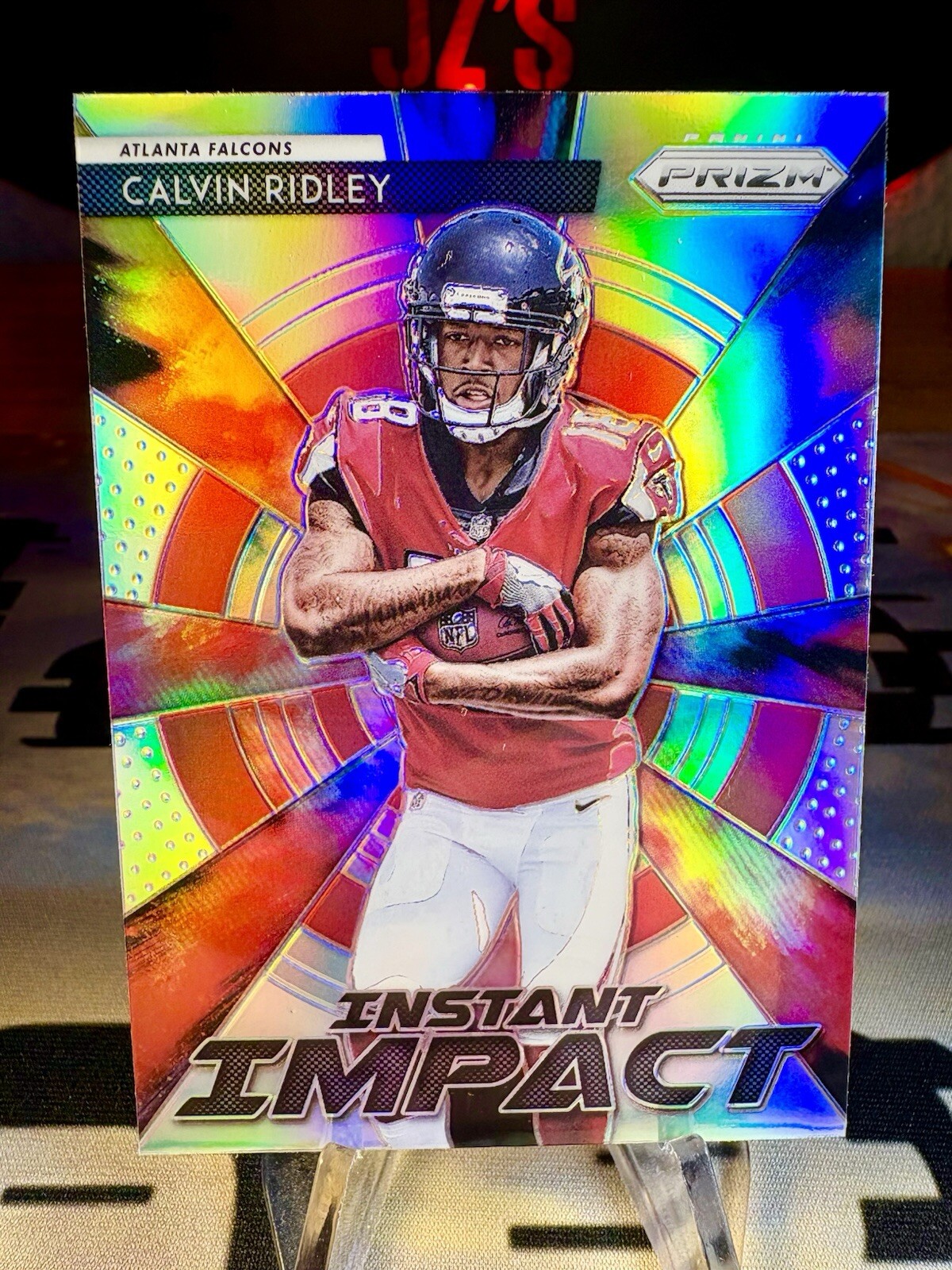 2018 Calvin Ridley Panini Prizm Instant Impact Silver Prizm Rookie Card #II-9