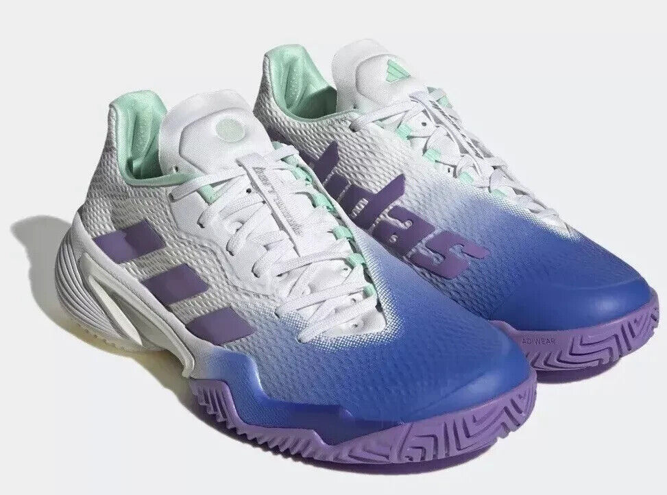 NEW! Adidas Barricade HP7417 Tennis Shoes Lucid Blue Violet Mint Women’s US  7-8