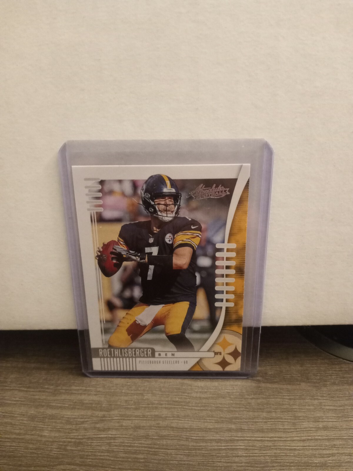 2019 PANINI ABSOLUTE BEN ROETHLISBERGER BLUE FOIL CARD #16 PITTSBURGH STEELERS