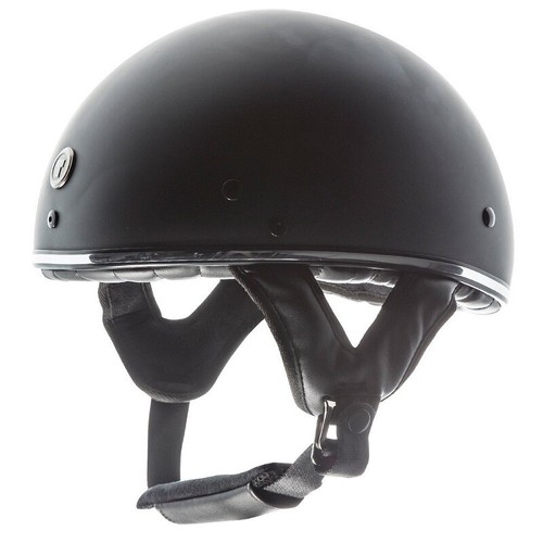TORC T5 Fiberglass Cruiser 1/2 Half Shell Open Face Motorcycle Retro Helmet DOT - Picture 6 of 9
