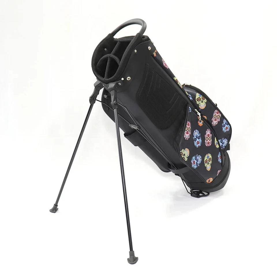 Loudmouth Golf Carry Stand Bag Lightweight 8.5" x 47" Unisex 2025 Sugar Skulls - Image 2 of 4