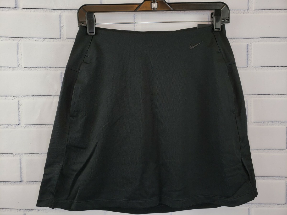 Nike Womens Dri-FIT Black Victory Golf Skort Size Small (BV0253