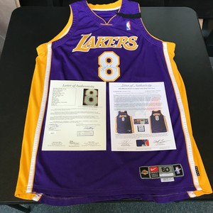 kobe game worn jersey