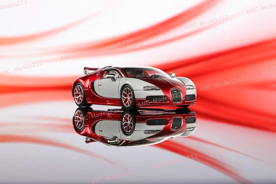 Mortal 1/64 Bugatti Veyron Super Sport Car Modelos Diecast Juguetes Regalos Miniatura Foto 4 de 4