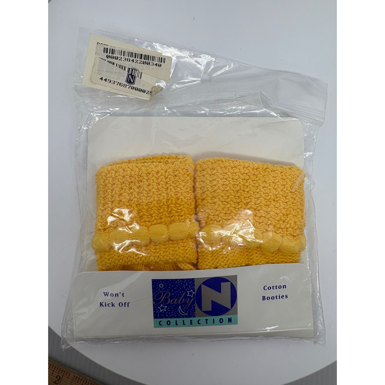 Baby Booties Nordstrom Cotton Blend Knit Yellow Newborn Baby Shower Gift