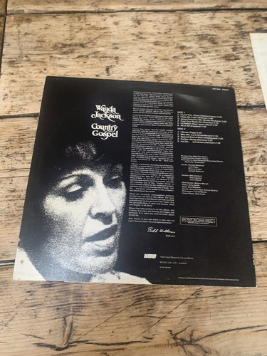 WANDA JACKSON COUNTRY GOSPEL EX Con VINYL LP UK 1973 Word 1st Plays Perfect - Picture 2 of 4