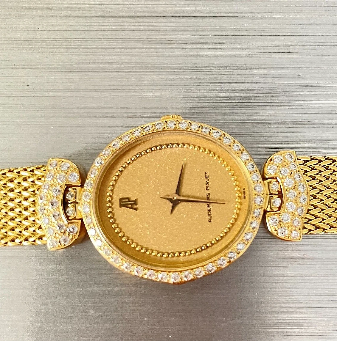 Audemars Piguet vintage ladies diamond and 18 k gold watch. eBay
