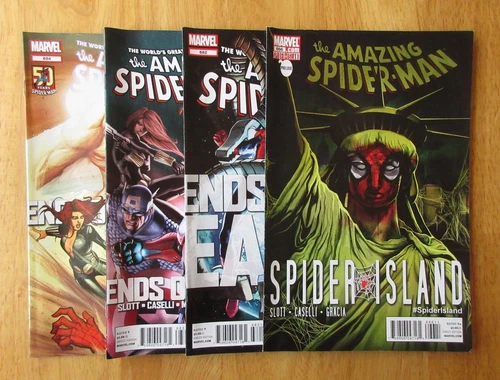 Lot of *4* AMAZING SPIDER-MAN: #666, 682, 683, 684 (2 VF-, 2 VF)