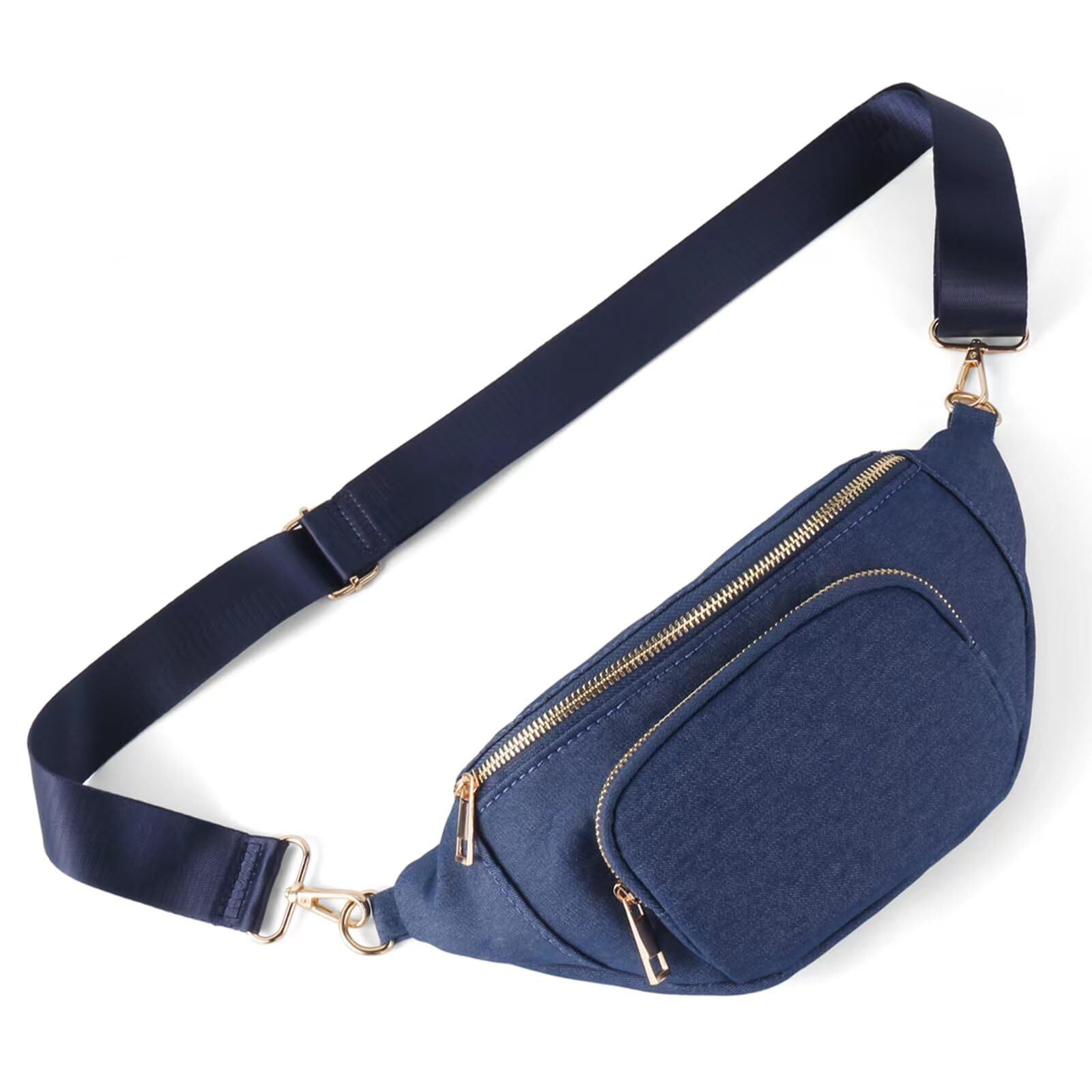 Crossbody Bags for Women Fashion Sling Purse Shoulder Bag Fanny Pack Denim Ch...-image