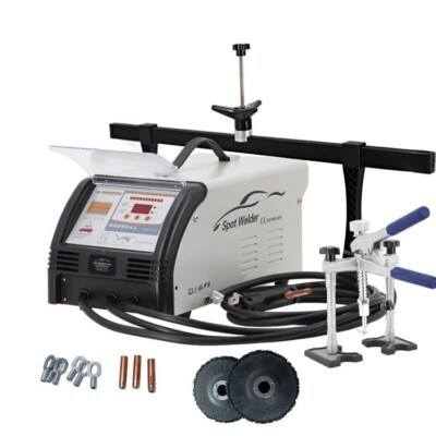 F8100 110V 2KW ALUMINUM PANEL SPOT WELDER PULLER VEHICLE DENT SPOTTER PULLER