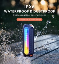 Magnetic Bluetooth Speaker for Golf Cart Outdoor Speaker -IPX7 open boxed