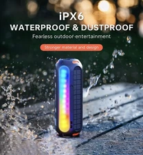 Magnetic Bluetooth Speaker for Golf Cart Outdoor Speaker -IPX7 open boxed