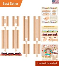 Gift of Playtime Diversity - Wooden Train Track Set for Hours of Unlimited Fun