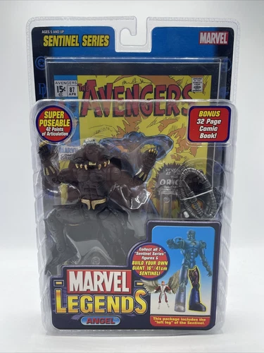 ToyBiz Marvel Legends Sentinel Series PANTERA NEGRA (etiqueta de ángel de error) sellado