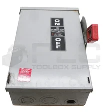 GENERAL ELECTRIC TH3361R HEAVY DUTY SAFETY SWITCH 30A 600VAC 20HP