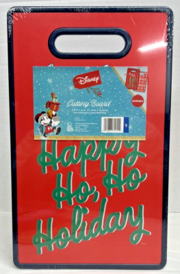 NEW Mickey Mouse Double-Sided Cutting Board Reversible Disney 14x9'' Plastic NIP