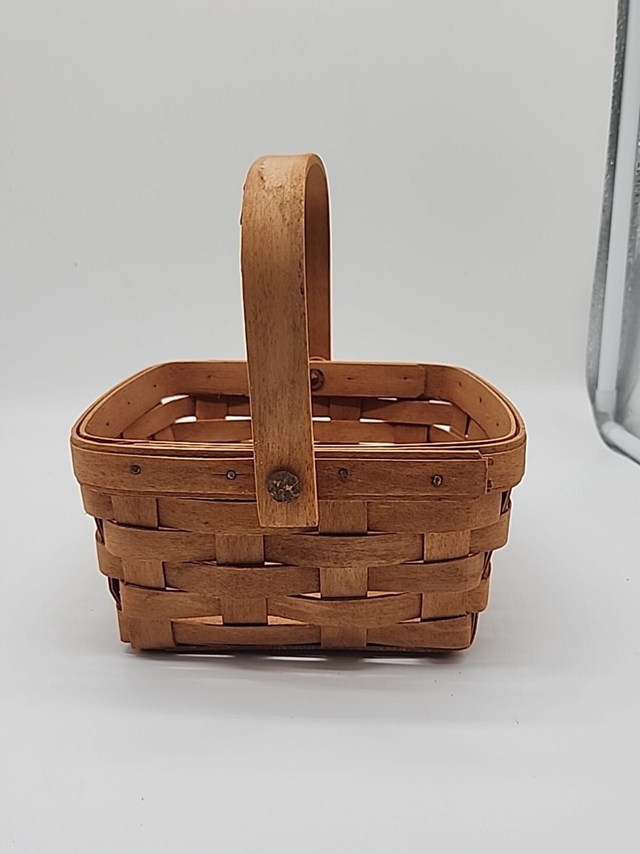 Longaberger ピクニックバスケット ロンガバーガー/Longaberger バスケット大【4】蓋付きかご