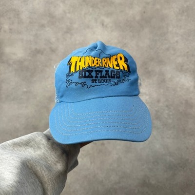 Six Flags Truckermütze Einheitsgröße Thunder River Vintage Snapback Cap, blau