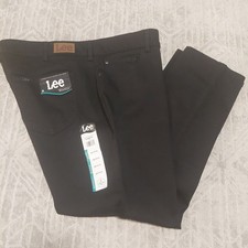 LEE Brand Women's 26W Petite Black Jeans Pants Midrise Bootcut Regular Fit NWT