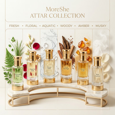 Luxury Attar Set Concentrated Perfume Oil Collection Arabian Fragrance Oil Gift