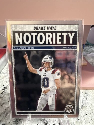 2025 Panini Mosaic - Notoriety Drake Maye #3